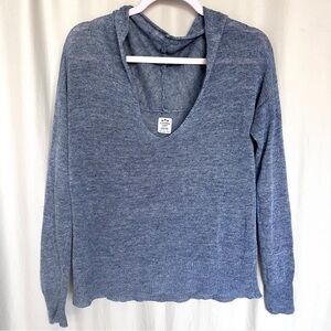 Journal Standard Relume Linen Sweater Blue Lightweight Knit Free Size Japan